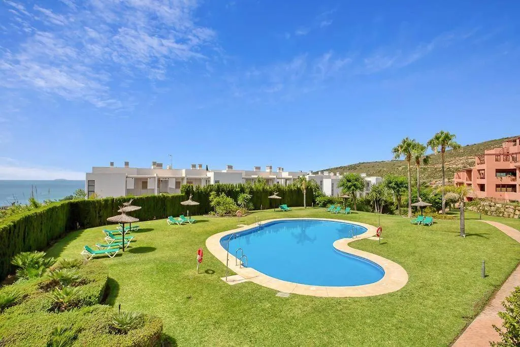 Estrella De Mar Zeezicht En Uitkijk Op Gibraltar 40M2 Terras Incl Zwembad Las Garzas Manilva Apartment