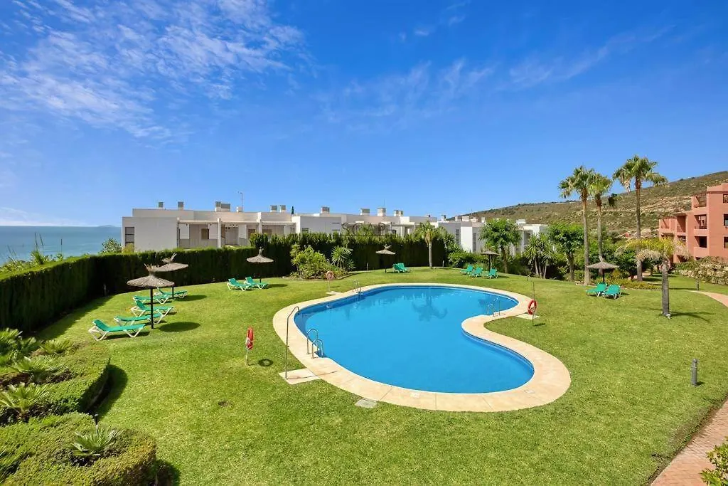 Apartmán Estrella De Mar Zeezicht En Uitkijk Op Gibraltar 40M2 Terras Incl Zwembad Las Garzas Manilva Španělsko
